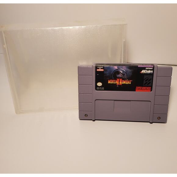 Mortal Kombat 2 SNES Super Nintendo 1991 Cartridge Only By Midway SNS-006 - Picture 2 of 4